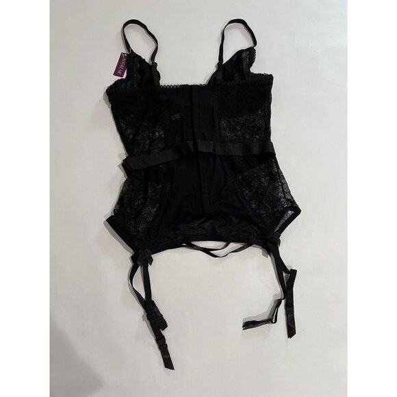 Adore Me Andra Unlined Bustier in Black - Picture 3 of 4